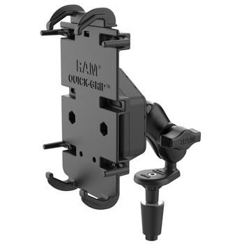 RAM-B-176-A-PD4-462:RAM-B-176-A-PD4-462_1:RAM Quick-Grip™ XL Phone Mount with Vibe-Safe™ & Fork Stem Base - Short