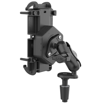 RAM-B-176-A-PD4-462:RAM-B-176-A-PD4-462_2:RAM Quick-Grip™ XL Phone Mount with Vibe-Safe™ & Fork Stem Base - Short
