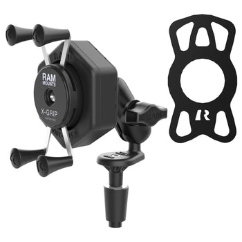 RAM-B-176-A-UN7-462:RAM-B-176-A-UN7-462_2:RAM X-Grip Phone Mount with Vibe-Safe<sup>™</sup> & Fork Stem Base - Short