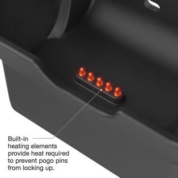 RAM-HOL-HON12PDHU:RAM-HOL-HON12PDHU_4:RAM Powered Dock + USB-A for Honeywell CT40/45/47 - Heated Pins