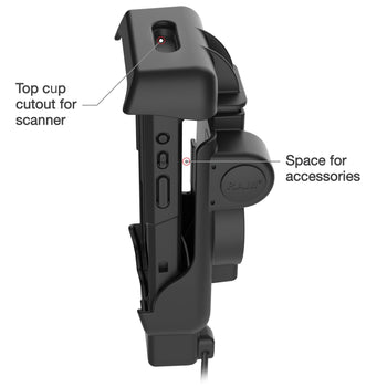 RAM-HOL-HON12PDHU:RAM-HOL-HON12PDHU_6:RAM Powered Dock + USB-A for Honeywell CT40/45/47 - Heated Pins