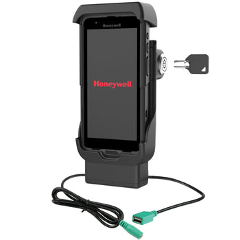 RAM-HOL-HON12PDLU:RAM-HOL-HON12PDLU_1:RAM Locking Powered Dock + USB-A for Honeywell CT40/45/47