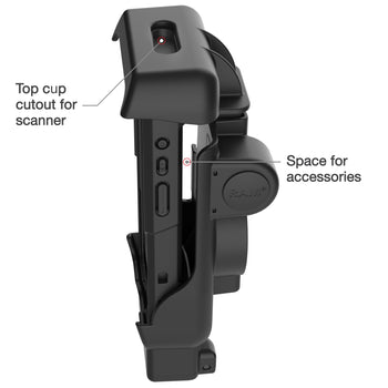 RAM-HOL-HON12PHU:RAM-HOL-HON12PHU_6:RAM Powered Dock for Honeywell CT40/45/47 - Heated Pins