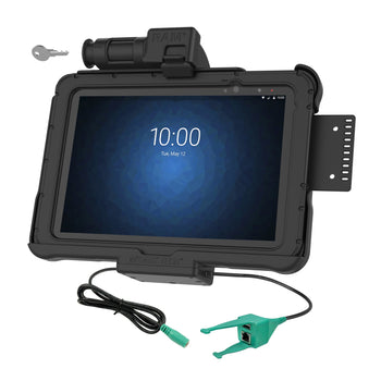 RAM-HOL-ZE11PDKL-RJ45AU:RAM-HOL-ZE11PDKL-RJ45AU_1:GDS Key Locking Power + USB-A & RJ45 Dock for Zebra ET5x 10.1"