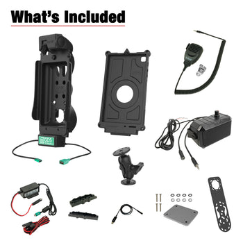 RAM-GDS-101B2-SAM80-PTT1U:RAM-GDS-101B2-SAM80-PTT1U_3:GDS Tough-Dock™ Universal PTT Vehicle Bundle for Tab A7 Lite 8.7