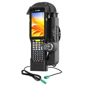 RAM-HOL-ZE33PDLU:RAM-HOL-ZE33PDLU_1:RAM Locking Powered Dock + Single USB-A for Zebra MC3300 & MC3400