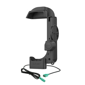 RAM-HOL-ZE33PDU:RAM-HOL-ZE33PDU_2:RAM Powered Dock + Single USB-A for Zebra MC3300 & MC3400