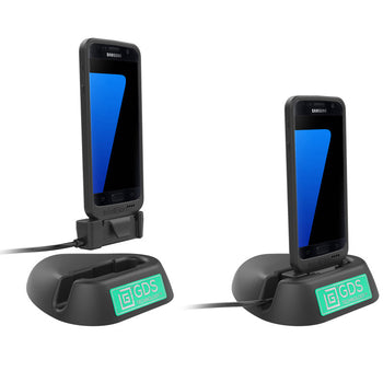 RAM-GDS-DOCK-AD2U:RAM-GDS-DOCK-AD2U_2:GDS Desktop Stand for GDS Snap-Con™ with Integrated USB 2.0 Cable