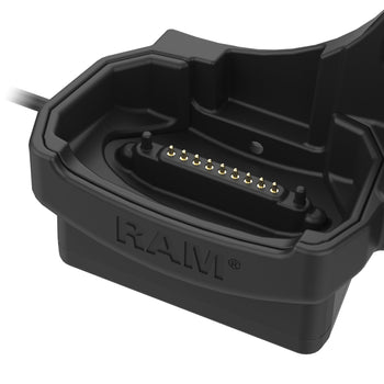 RAM-HOL-ZE32PDHLU:RAM-HOL-ZE32PDHLU_3:RAM Locking Powered Dock + USB-A for Zebra MC9400/9300 - Heated Pins