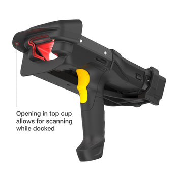 RAM-HOL-ZE32PDHLU:RAM-HOL-ZE32PDHLU_7:RAM Locking Powered Dock + USB-A for Zebra MC9400/9300 - Heated Pins