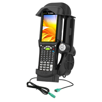RAM-HOL-ZE32PDLU:RAM-HOL-ZE32PDLU_1:RAM Locking Powered Dock + Single USB-A for Zebra MC9400 & MC9300
