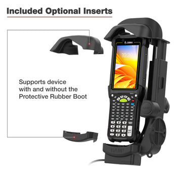 RAM-HOL-ZE32PHU:RAM-HOL-ZE32PHU_6:RAM Powered Dock for Zebra MC9400 & MC9300 - Heated Pins