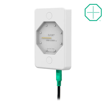 RAM-GDS-DOCK-W4-CU-GRY:RAM-GDS-DOCK-W4-CU-GRY_1:GDS Uni-Conn™ Powered Wall Dock with USB-C - Gray