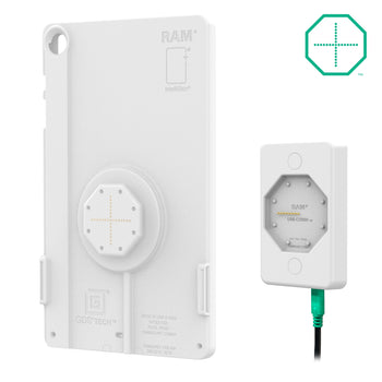 RAM-GDS-DOCK-W4-CU-GRY:RAM-GDS-DOCK-W4-CU-GRY_2:GDS Uni-Conn™ Powered Wall Dock with USB-C - Gray