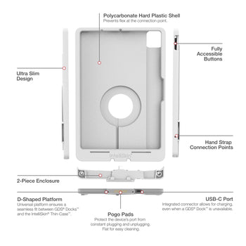 RAM-GDS-SKIN-AP45-M2-TCD-GRY:RAM-GDS-SKIN-AP45-M2-TCD-GRY_5:IntelliSkin Thin-Case<sup>™</sup> for iPad Air 11 (M2) - Gray