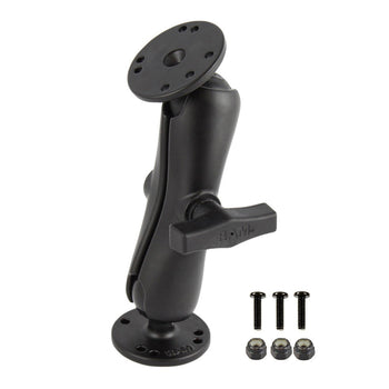 RAM-101-G4:RAM-101-G4_1:RAM Double Ball Mount with Garmin Fishfinder #8-32 Hardware