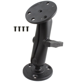 RAM-101-RM1U:RAM-101-RM1U_1:RAM Double Ball Mount with Raymarine Hardware