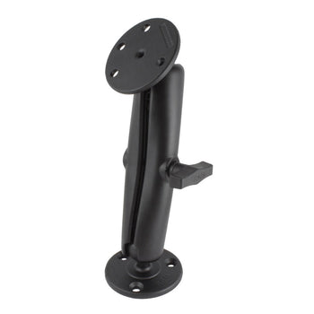 RAM-101U-D-240:RAM-101U-D-240_1:RAM Double Ball Mount with Large Round Plates