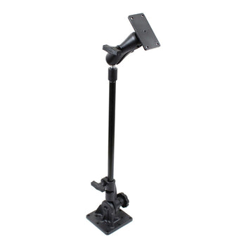 RAM-101U-VE11:RAM-101U-VE11_1:RAM Pedestal Mount with 18" Pipe and Rectangular Plate Adapter