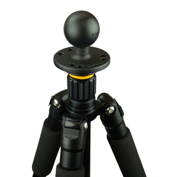 RAM-202CNSU:RAM-202CNSU_2:RAM Ball Adapter with Round Plate and 3/8"-16 Threaded Hole