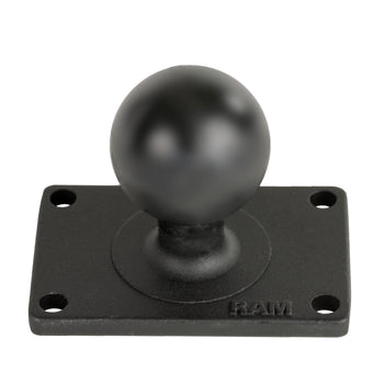 RAM-202U-23:RAM-202U-23_1:RAM Ball Base with 1.5" x 2.5" 4-Hole Pattern - C Size