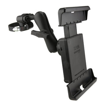 RAM-231Z-2-TABL25U:RAM-231Z-2-TABL25U_2:RAM ATV/UTV Rail Mount for 10" Tablets with Heavy Duty Cases