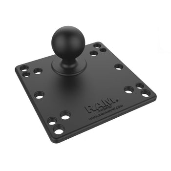 RAM-246-AD1U:RAM-246-AD1U_1:RAM 100x100mm VESA Plate with Ball - C Size No Spacers