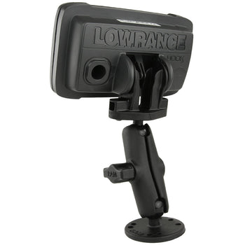 RAM-B-101-LO12:RAM-B-101-LO12_2:RAM Double Ball Mount for Lowrance Hook² & Reveal Series