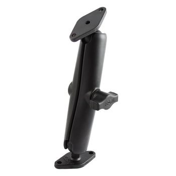 RAM-B-102U-C:RAM-B-102U-C_1:RAM Double Ball Diamond Plate Mount - B Size Long