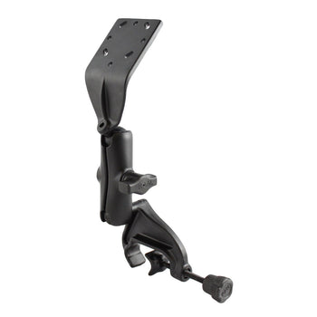 RAM-B-125U:RAM-B-125U_1:RAM Double Ball Yoke Clamp Mount with Angled Extension Plate - Medium