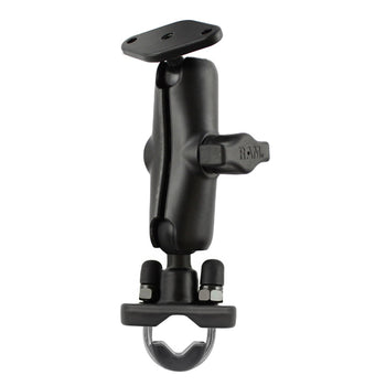 RAM-B-149U:RAM-B-149U_1:RAM Handlebar U-Bolt Double Ball Mount - B Size Medium Stainless Steel