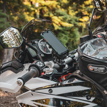RAM-B-149Z-A-PD4U:RAM-B-149Z-A-PD4U_6.JPG:RAM Quick-Grip<sup>™</sup> XL Phone Mount with Handlebar U-Bolt Base - Short