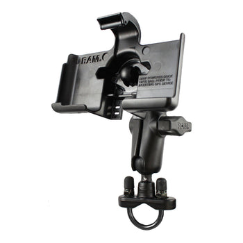 RAM-B-149Z-GA37U:RAM-B-149Z-GA37U_1:RAM Handlebar U-Bolt Double Ball Mount for Garmin nuvi 1690