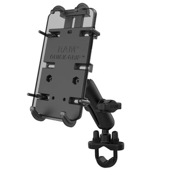 RAM-B-149Z-PD4U:RAM-B-149Z-PD4U_1:RAM Quick-Grip™ XL Phone Mount with Handlebar U-Bolt Base - Medium