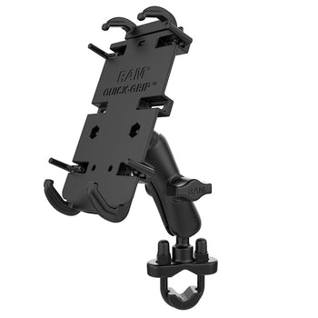 RAM-B-149Z-PD4U:RAM-B-149Z-PD4U_2:RAM Quick-Grip™ XL Phone Mount with Handlebar U-Bolt Base - Medium