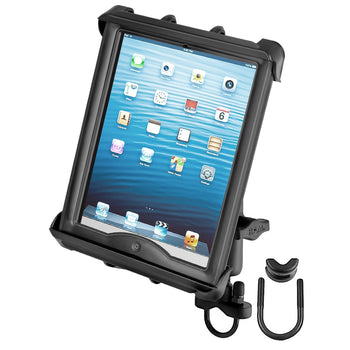 RAM-B-149Z-TAB8U:RAM-B-149Z-TAB8U_1:RAM Tab-Tite™ Handlebar U-Bolt Mount for Large Tablets with Cases