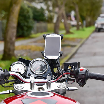 RAM-B-149Z-UN10U:RAM-B-149Z-UN10U_5:RAM X-Grip Large Phone Mount with Handlebar U-Bolt Base - Medium