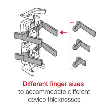 RAM-B-149Z-UN4U:RAM-B-149Z-UN4U_6:RAM Finger-Grip™ Universal Mount with Handlebar U-Bolt Base
