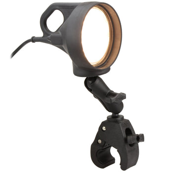 RAM-B-152-404:RAM-B-152-404_1:RAM Tough-Claw™ Double Ball Mount with LED Spotlight