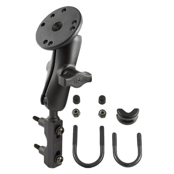 RAM-B-174-202U:RAM-B-174-202U_1:RAM Motorcycle Brake/Clutch Reservoir Mount with Round Plate