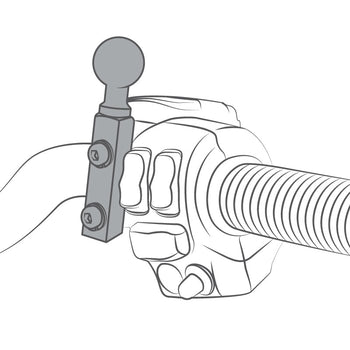 RAM-B-174-300-1U:RAM-B-174-300-1U_4:RAM Power Plate™ III Brake/Clutch Reservoir Mount for Radar Detectors