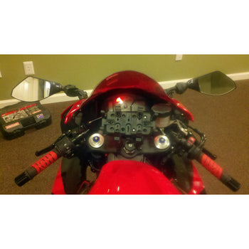 RAM-B-176-UN4U:RAM-B-176-UN4U_3:RAM Fork Stem Mount with RAM Finger-Grip™ GPS/Radio Holder