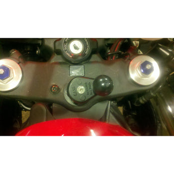 RAM-B-176-UN4U:RAM-B-176-UN4U_4:RAM Fork Stem Mount with RAM Finger-Grip™ GPS/Radio Holder