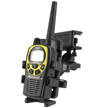 RAM-B-177-UN4:RAM-B-177-UN4_1:RAM Finger-Grip Universal Holder with Glare Shield Clamp Mount