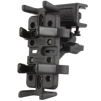 RAM-B-177-UN4:RAM-B-177-UN4_2:RAM Finger-Grip Universal Holder with Glare Shield Clamp Mount