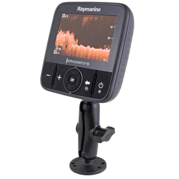 RAM-B-202-379-M616U:RAM-B-202-379-M616U_1:RAM Drill-Down Double Ball Mount for Raymarine Dragonfly + More