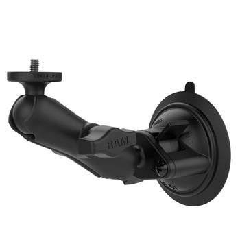 RAM-B-224-1-A-366U:RAM-B-224-1-A-366U_1:RAM Twist-Lock™ Suction Cup Mount with 1/4"-20 Camera Adapter - Short