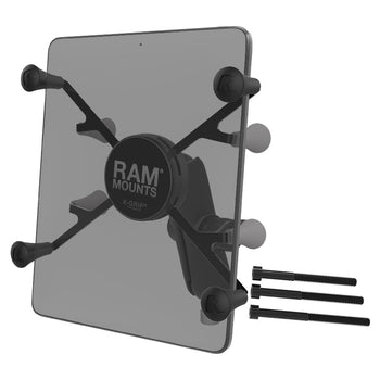 RAM-B-367-UN8U:RAM-B-367-UN8U_1:RAM X-Grip with Motorcycle Handlebar Clamp Base for 7"-8" Tablets