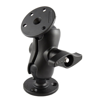 RAM-D-101U-C:RAM-D-101U-C_1:RAM Double Ball Mount with Two Large Round Plates - D Size Short