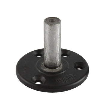 RAM-D-202PU:RAM-D-202PU_1:RAM Large Round Plate with 1/2" NPT Post
